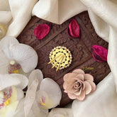 Vriksham Elegant Floral Pearls Coted With Red Stones Jada Billai-J3822